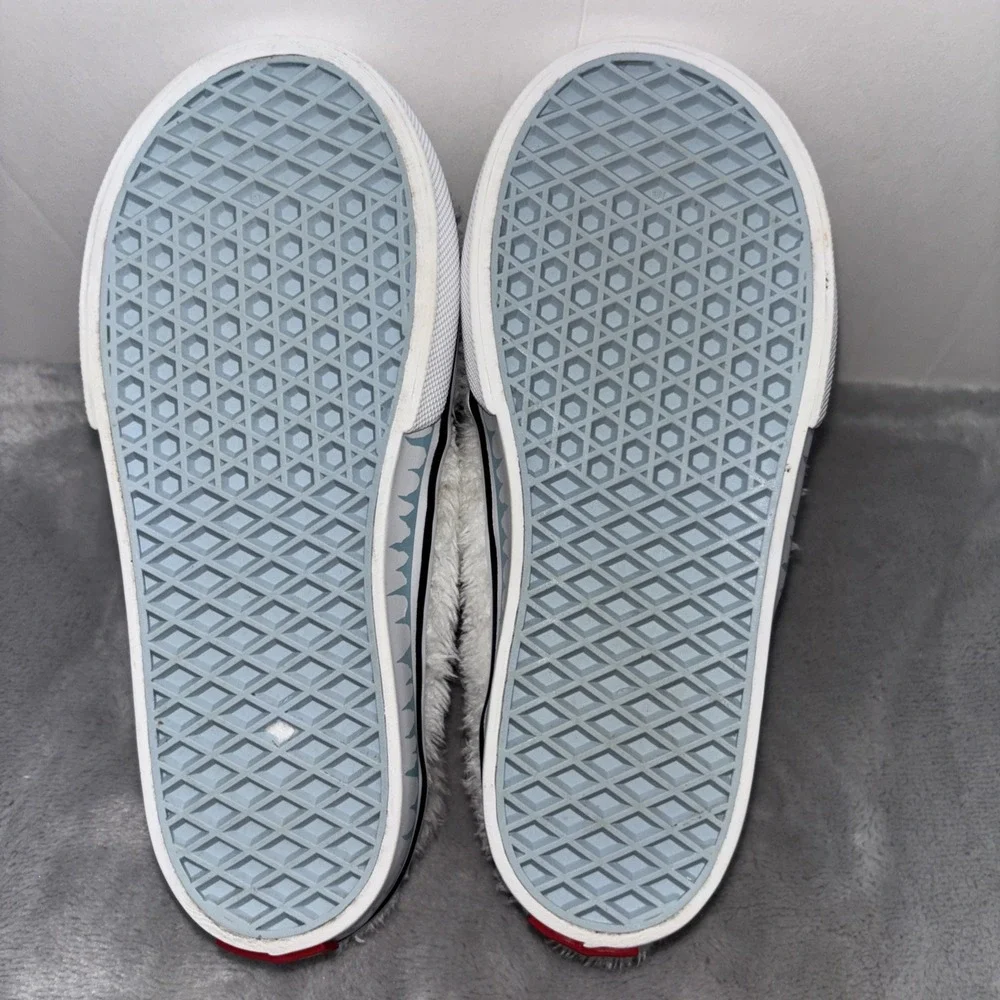 Vans Toddler Size 9 Monster Yeti Furry Slip-On Sneakers